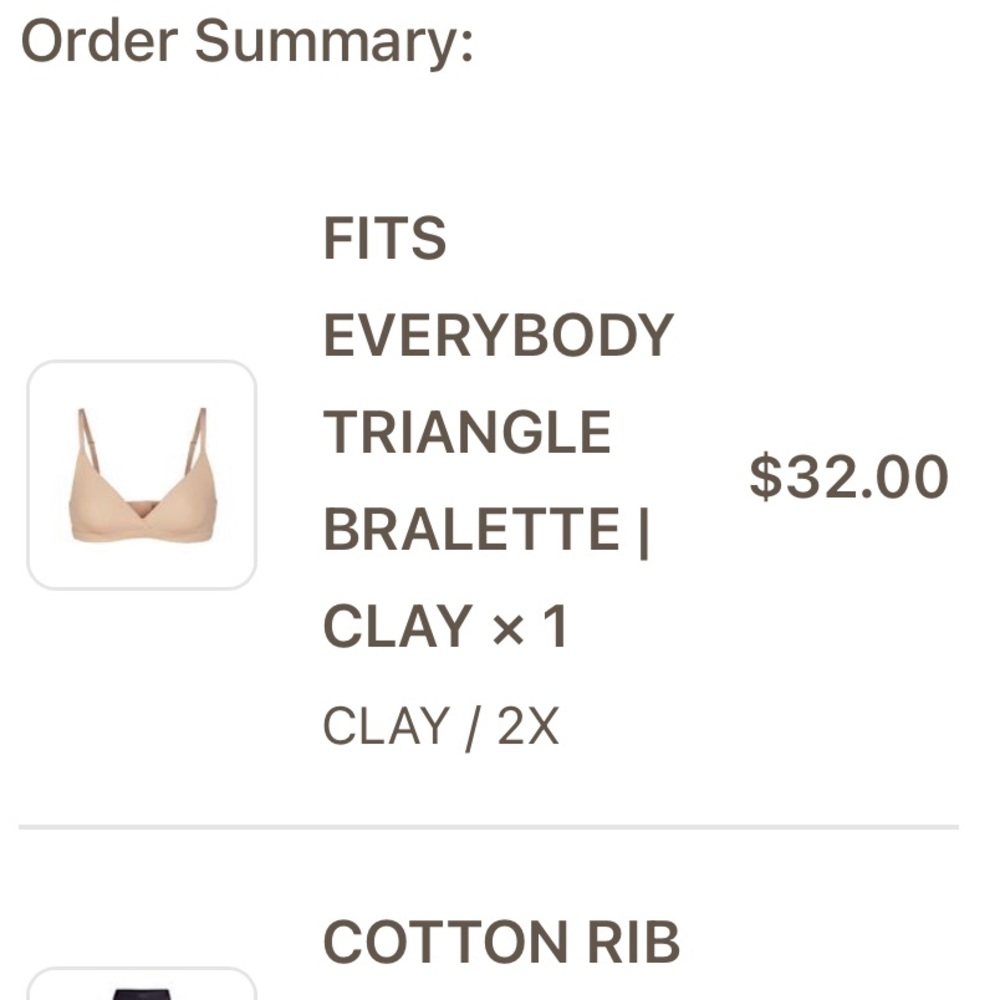 Skims fIt’s everybody triangle brallet